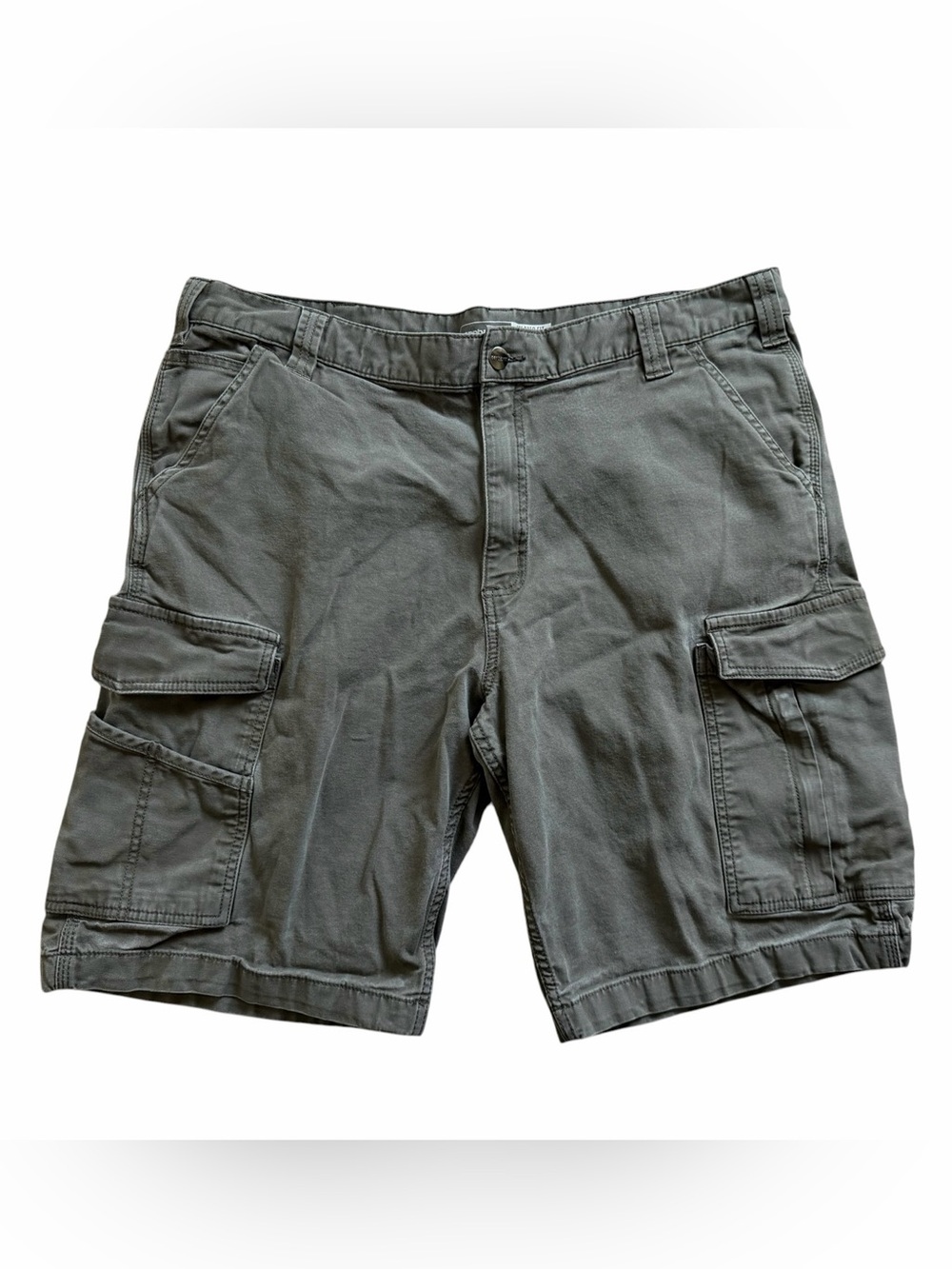 Carhartt Rugged Flex Canvas Cargo Shorts 11” Men’s 40 Olive Green Relaxed Fit
